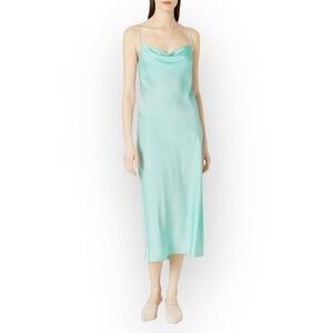 Anthropologie The Fifth Label Sound Slip Midi Dress In Mint Size XS